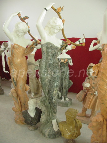 Showgirl Marble Statues 02